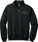 Benet Hockey NuBlend 1/4-Zip Cadet Collar Sweatshirt