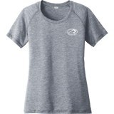 Jr. Herd Ladies PosiCharge Tri-Blend Wicking Scoop Neck Raglan Tee
