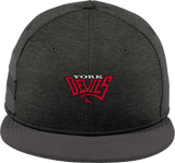 York Devils New Era Shadow Heather Striped Flat Bill Snapback Cap