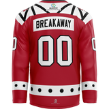 NJ Titans Goalie Sublimated Jersey - Red - Kit