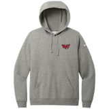 York Devils Nike Women's Club Fleece Sleeve Swoosh Pullover Hoodie