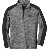 Kensington Valley Ravens Youth PosiCharge Electric Heather Colorblock 1/4-Zip Pullover